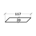 Fasádny obklad z červeného smreka 2 cm x 11,7 cm 