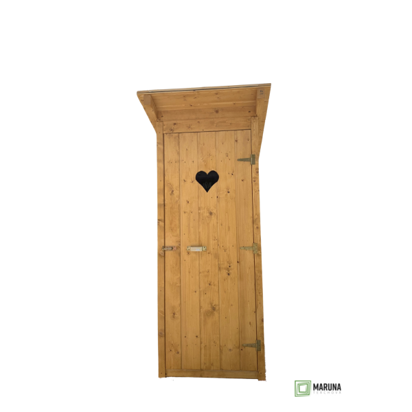 Suché drevené WC