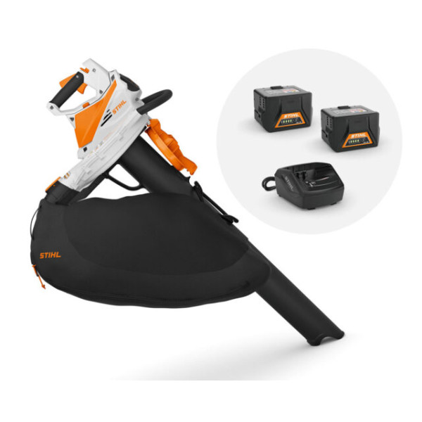 STIHL SHA 56, set s 2x AK 20