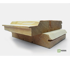 Tatranský profil 4,2 cm x 23,3 cm (šparung 2,5 cm) x 4 m Tatranský profil 4,2 cm x 23,3 cm (šparung 2,5 cm) x 4 m