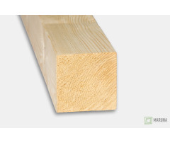 Hranol suchý hobľovaný 15cm x15cm, zrezané fazety do 45 ̊ uhla Hranol suchý hobľovaný 15cm x15cm, zrezané fazety do 45 ̊ uhla