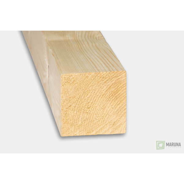 Hranol suchý hobľovaný 15cm x15cm, zrezané fazety do 45 ̊ uhla Hranol suchý hobľovaný 15cm x15cm, zrezané fazety do 45 ̊ uhla