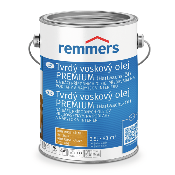 Tvrdý voskový olej PREMIUM 2,5 l Tvrdý voskový olej PREMIUM 2,5 l