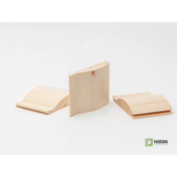 Zrubový obklad 2,0 cm x 11,7 cm x 3,0 m, malý oblúk