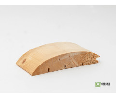 Zrubový obklad 4,2 cm x 21 cm x 4 m, s deleným šparungom (1,5 cm x 6,4 cm x 4 m)