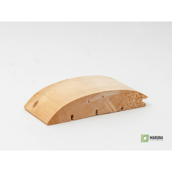 Zrubový obklad 4,2 cm x 21 cm x 4 m, s deleným šparungom (1,5 cm x 6,4 cm x 4 m) Zrubový obklad 4,2 cm x 21 cm x 4 m, s deleným šparungom (1,5 cm x 6,4 cm x 4 m)